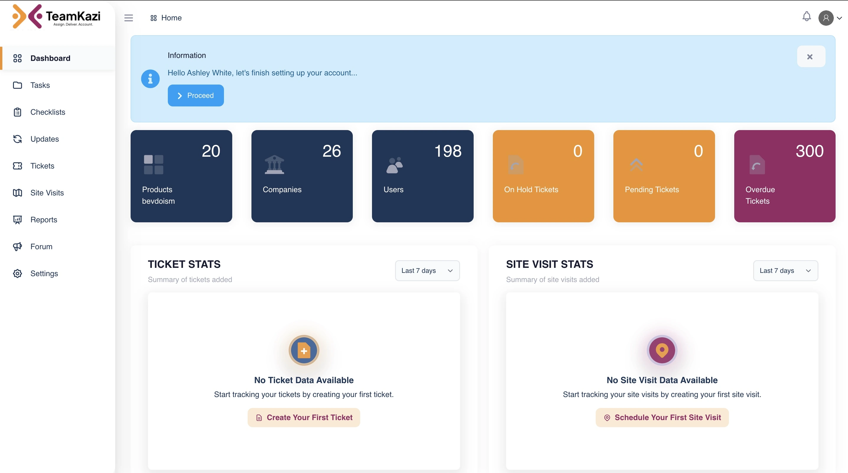 TeamKazi Dashboard