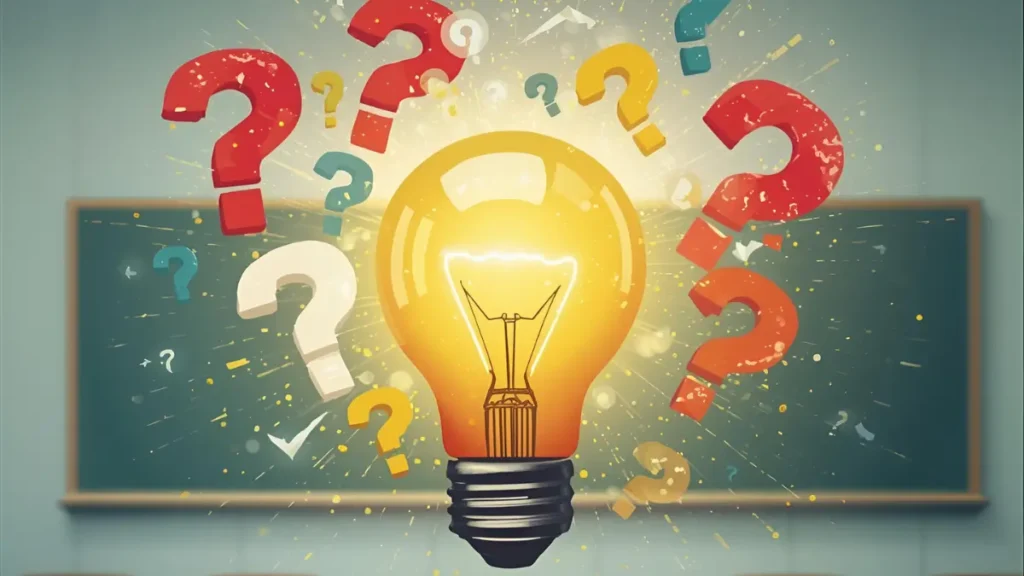 illustration representing “questions and answers.